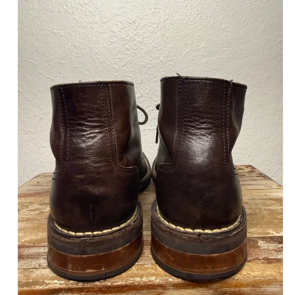 Cole Haan Canton Lace Boot II Men's 10.5 Brown Leather Chukka Boots